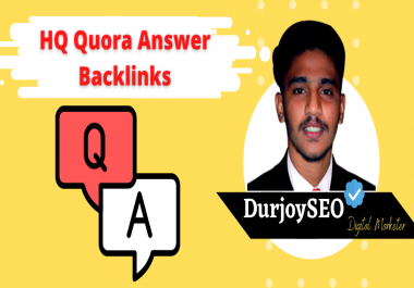 GET 10 HQ Worldwide Quora Answer With Contextual SEO Backlinks