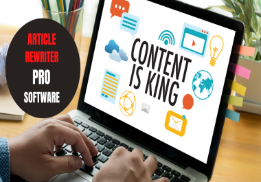 Article Rewriter Pro Software for Unique New Articles