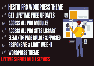 I Will Install The Hestia Pro WordPress Theme With A License Key
