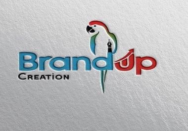 Brand Up Creation best logo design and wold cluad Art Design Best photos editing