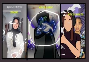 I will make incridible scribble glow effect to your video