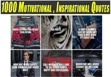 1000 Motivational, Inspirational Quotes