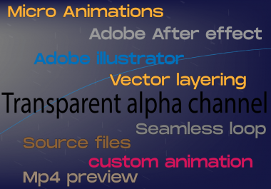 creative micro animations from vector files