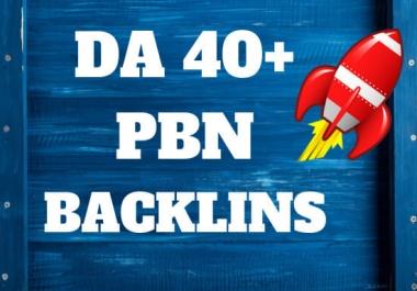 I Will 40 High DR 50 Permanet Homepage PBN Backlinks