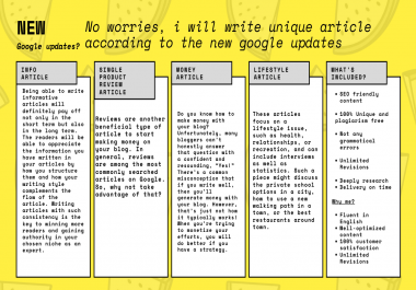 I will write unique article and content as per your given task 1000-3000 word