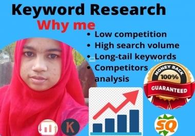 Best Keyword research for your website within 24 hours