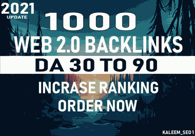 I will provide you high quality web 2.0 backlinks