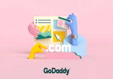 I will register a. COM Domain at GoDaddy