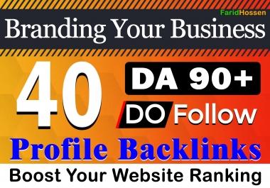 Manual 40 PR9 Backlinks DA 90+ Unique Domain 2021