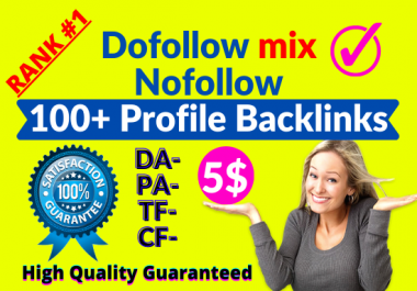 I will do high domain authority70 90 PR9 SEO profile backlinks