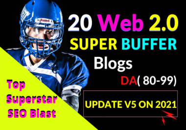 I will build manually 20 web 2 0 backlinks