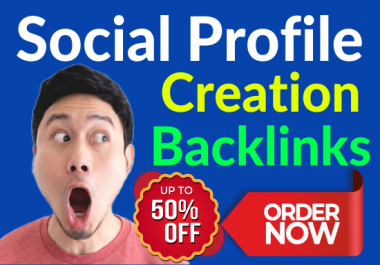 60 Dofollow Social Profile Creation Backlinks