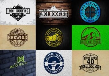 I will make your logo and design anything related your brand