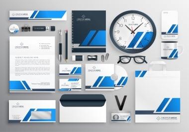 I will design professional brand logo and corporate brand identity