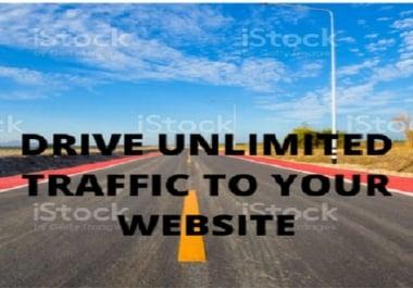 Drive unlimited real human and visitors to your website