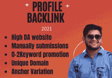 High authority 50 social profile backlinks to boost your website