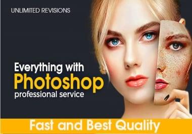 I will edit photoshop professionally beautifully