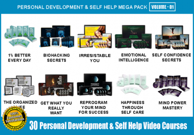 Offer 30 Personal Development & Self Help Video Course Pack - V1 with Full Resell Rights