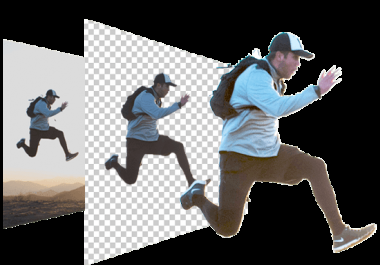 I will remove or change the background of 5 photos