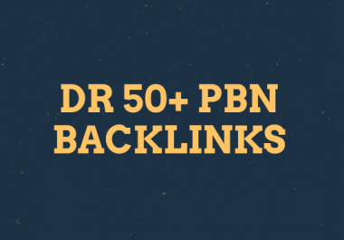 Do 100 Manual HIGH DR 50 Plus Homepage PBN Backlinks