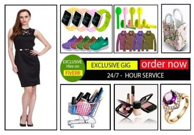 I will do product color change and background removal