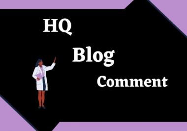 I will do 100 blog comment,  do-follow blog comments backlinks with high DA blogs