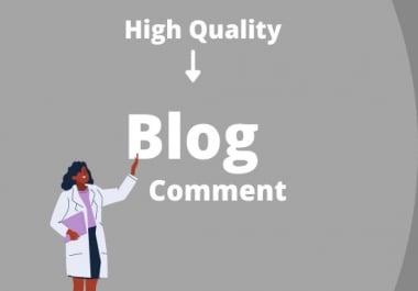 I will do 50 niche relevant backlink manual blog comments