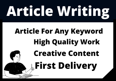 3 x 500 Words Unique Article Writing Any Keyword in 2 Days