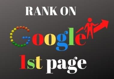 Rank On Google 1st using Linkbuilding SEO backlinks techniques