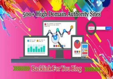 i will make service high authority 500 dofollow blog comment