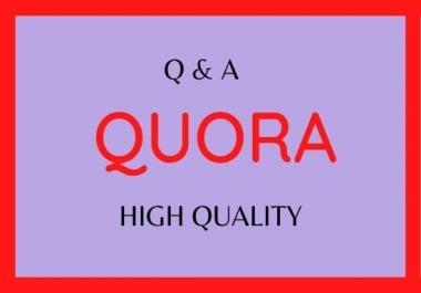 Guaranteed Promote your website 10 high quality Quora answer