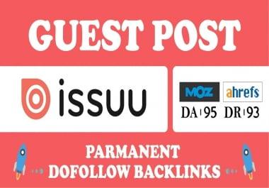 Guest Post on issuu. com with DoFollow Links