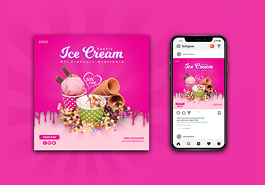 do social media design,  post,  and banner advertising