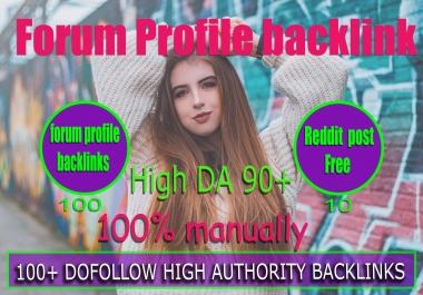 I will create 3000 high quality da do follow forum profile backlinks