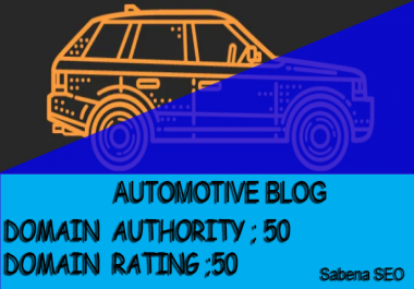 Live car article on car blog automotive guest post contextual seo backlinks
