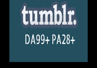 PBN 100 High DA98+ PA 28+ Tumblr Backlinks UK USA etc.