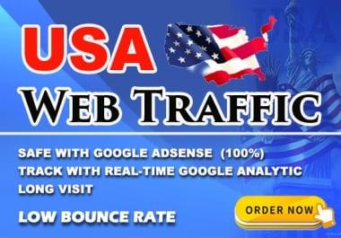30,000 Keyword targeted USA Organic website traffic