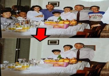 do photo editing,  add remove object from photo