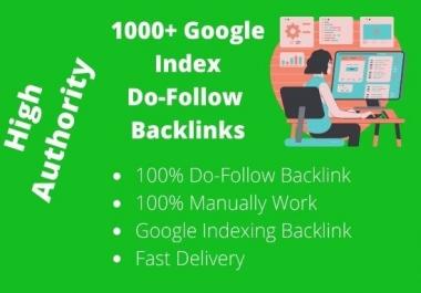 i will provide you 1000+ dofollow backlinks