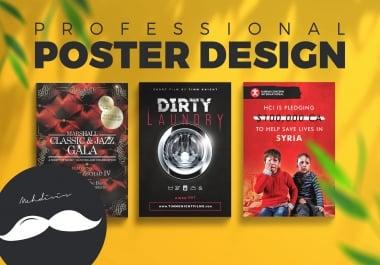 I will design an awesome flyer for you.