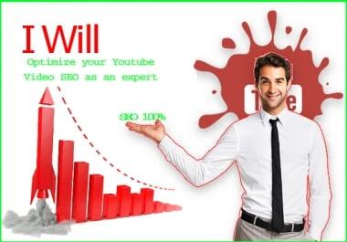I will optimize your youtube video SEO as an expert