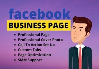 I will design impressive Facebook business page for you