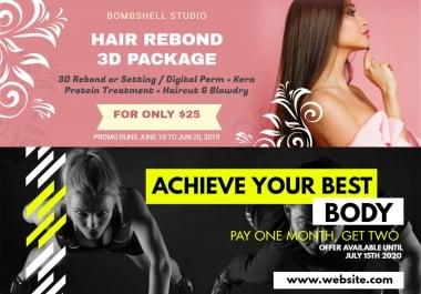 i will design you facebook banner cover for your brand