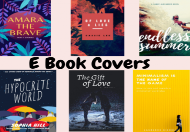 I will design amazing eye catchy E book cover in 24 hours