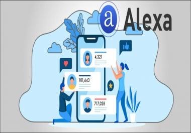 Increase your alexa rank to boost your website rank on google