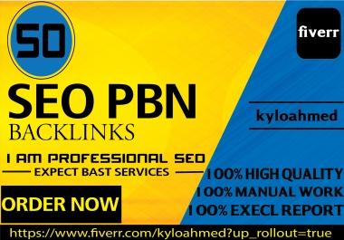 I will Build 10 High PA DA TF CF HomePage PBN Backlinks - Dofollow Quality Links