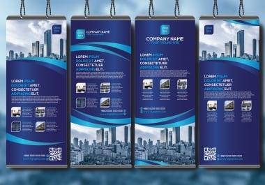 I will do awesome Roll up Banner Design