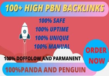 Get powerful 100+ pbn backlinks with high DA/PA on your homepage with unique website. Perfect SEO