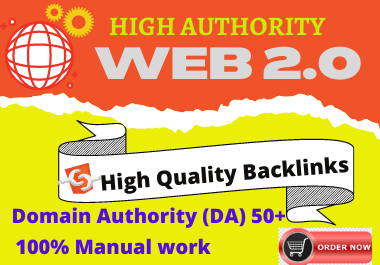 20 Web 2.0 High authority unique content low spam score Permanent backlinks