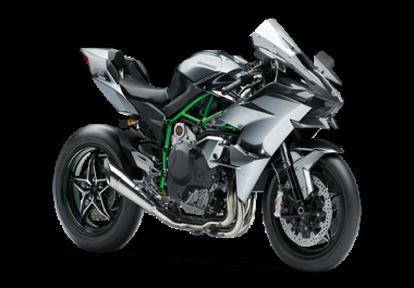 Kawasaki ninja H2F photo white background